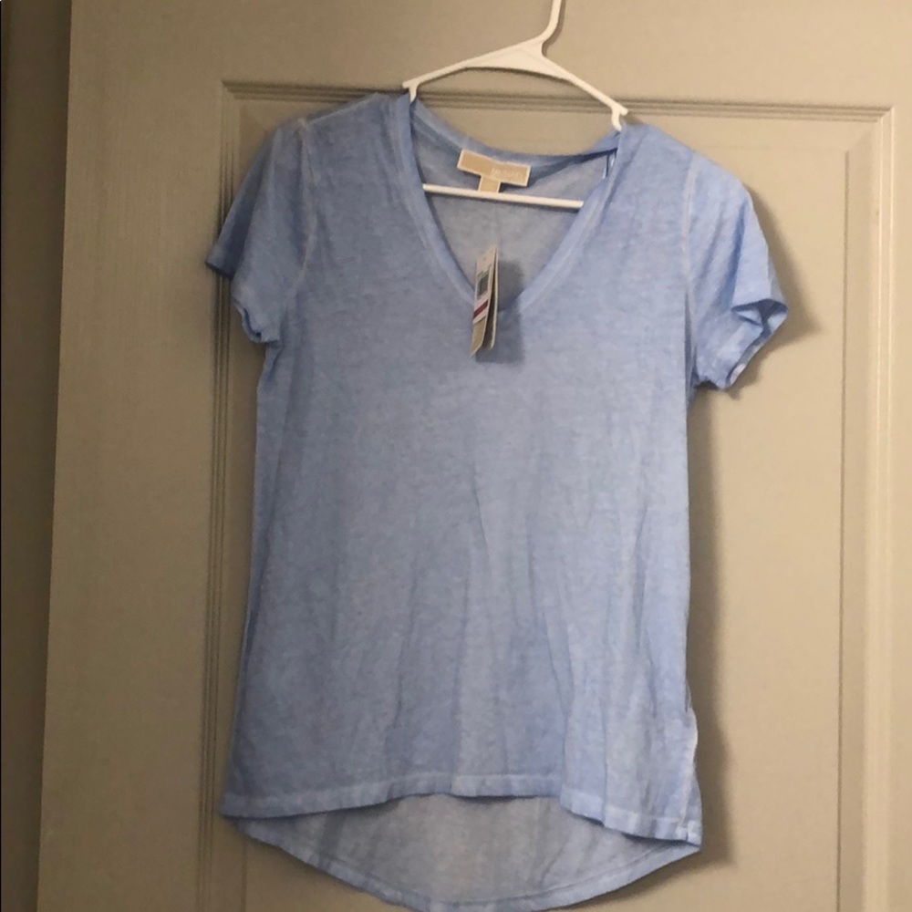 Cute baby blue shirt!